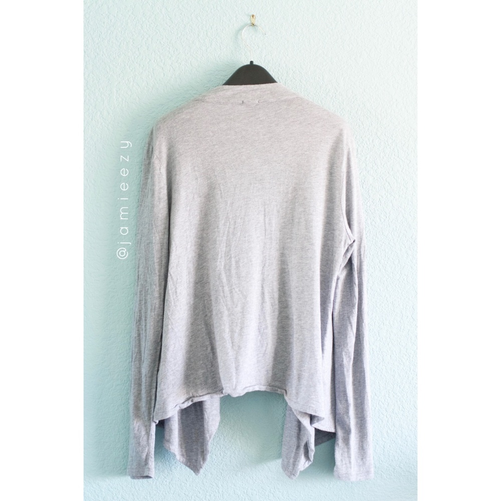 J. Crew | Open-Front Drape Shawl Jersey Cardigan - Picture 8 of 8